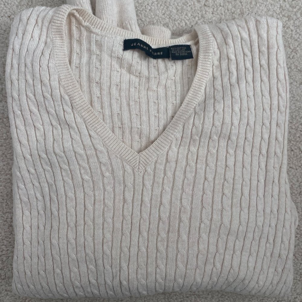 Cream Jeanne Pierre Sweater